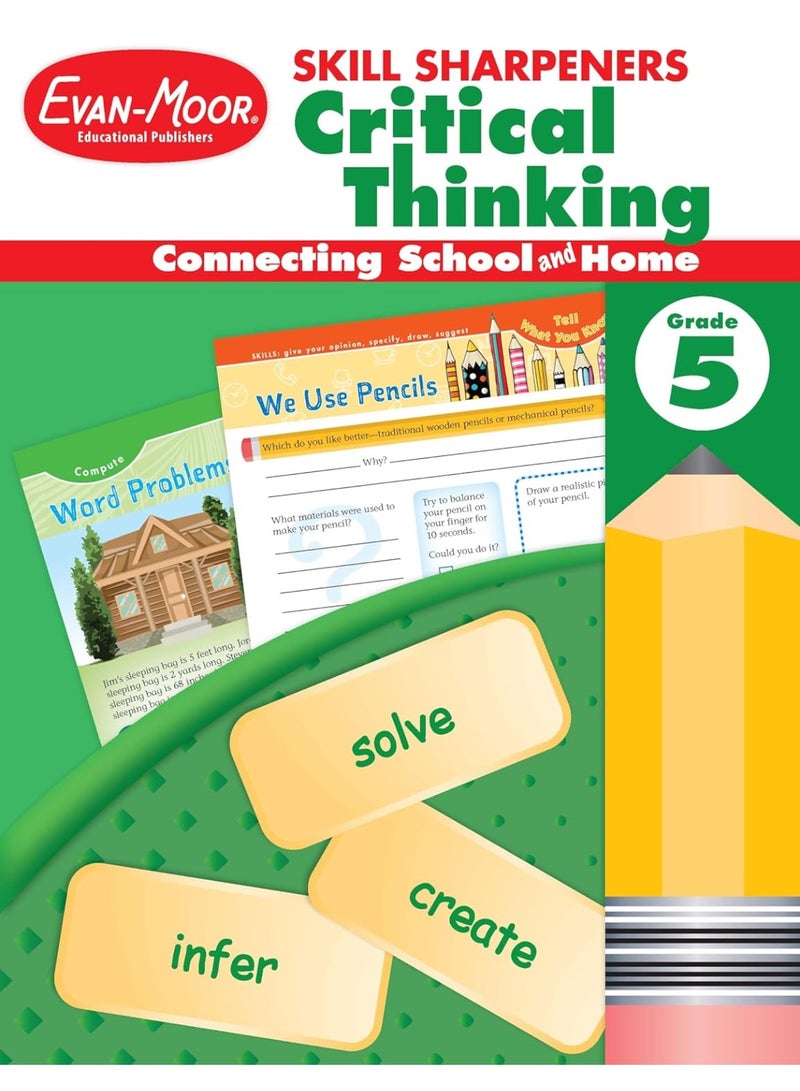 كتاب تمارين صقل المهارات: التفكير النقدي، للصف الخامس